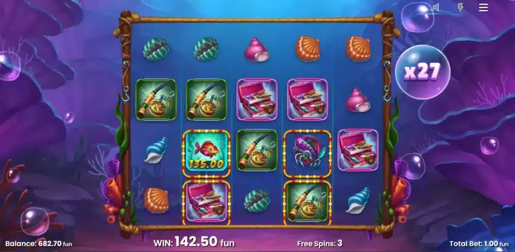 Fish 'n' Nudge Free Spins
