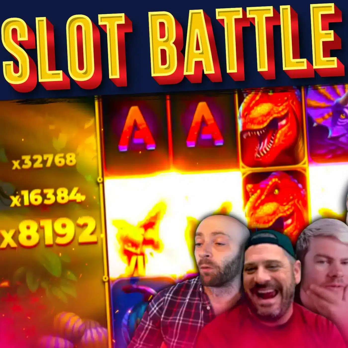 Slot Battle Sunday Feat. Jamie, Scotty &  @HideousSlots  Feat. a Raptor HUGE SLOT WIN!