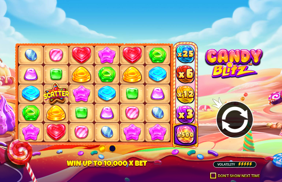 Candy Blitz Welcome Page