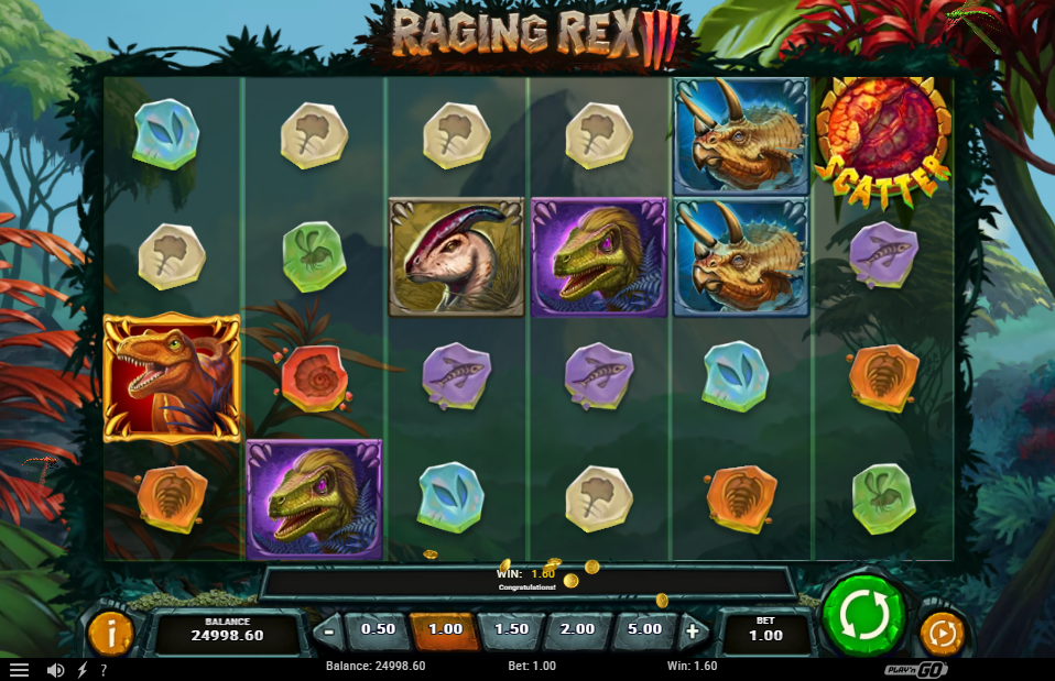 Raging Rex 3 Big Win