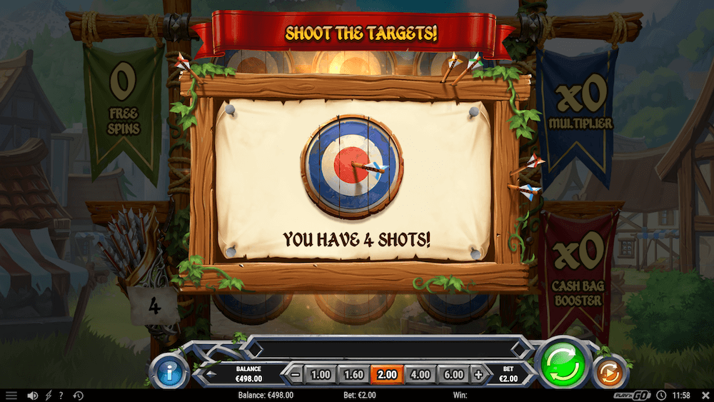 Sherwood Gold Free Target Feature