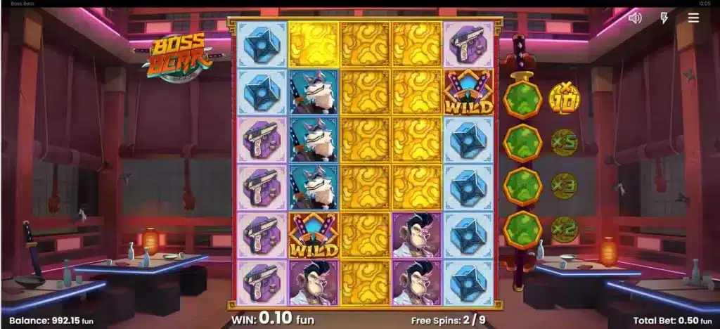 Boss Bear Free Spins