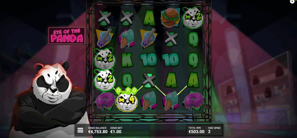Eye of the Panda - Jumping Pandas Free Spins