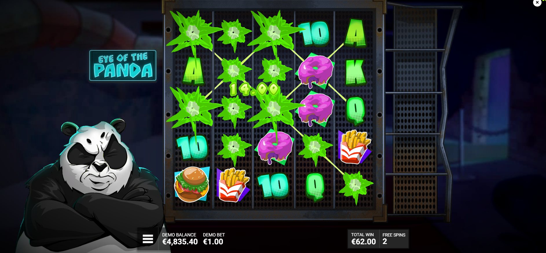 Eye of the Panda - Never Say No to Panda Free Spins