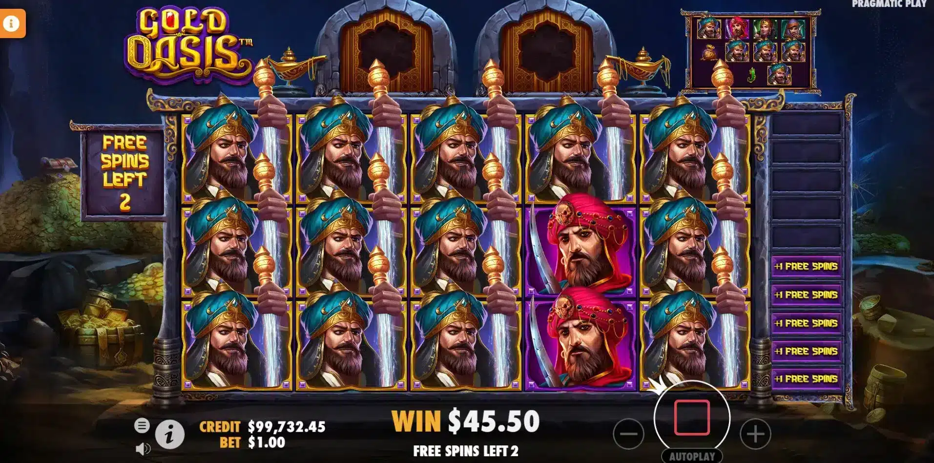 Gold Oasis Free Spins