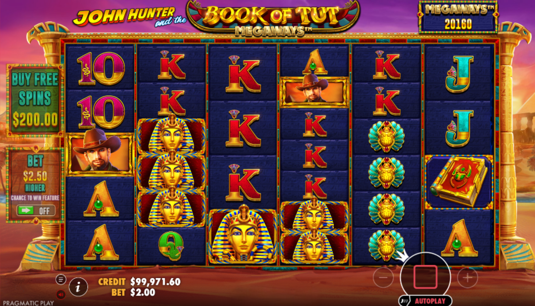 John Hunter and the Book of Tut Megaways