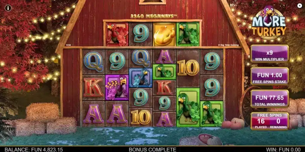 More Turkey Free Spins