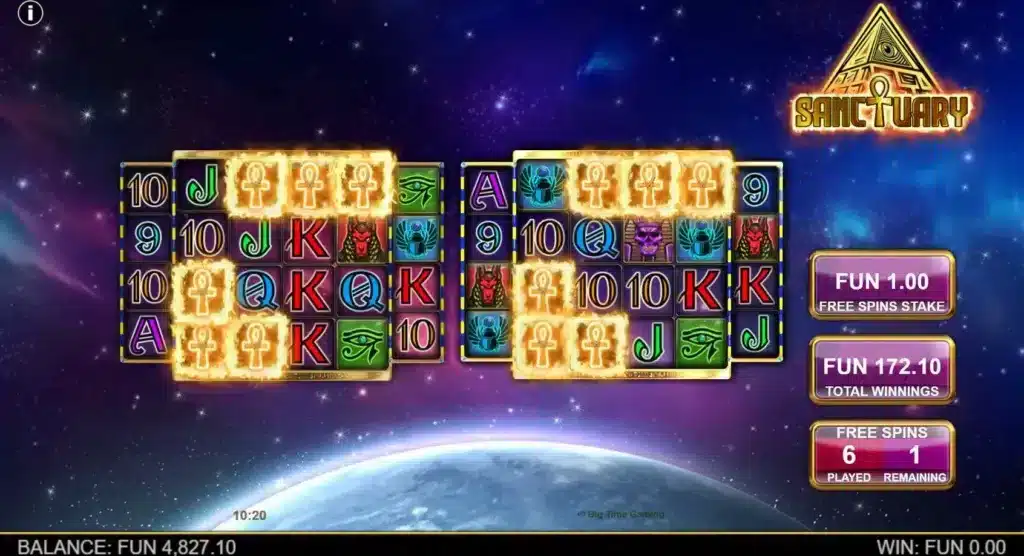 Sanctuary Free Spins