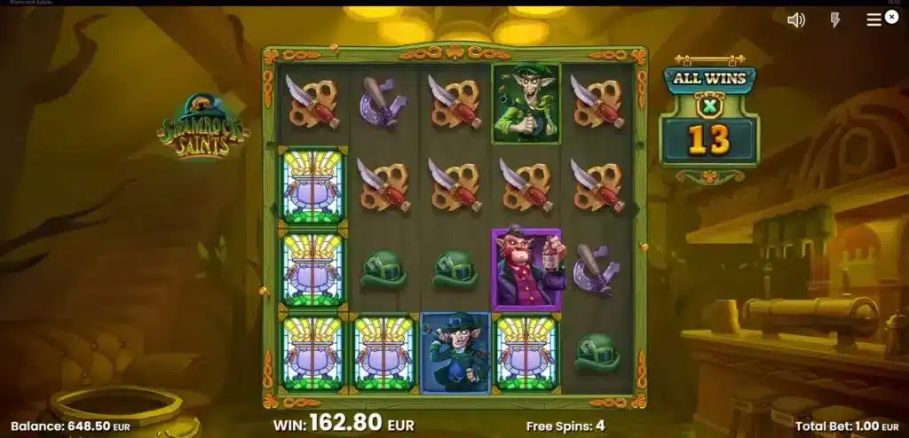 Shamrock Saints Free Spins