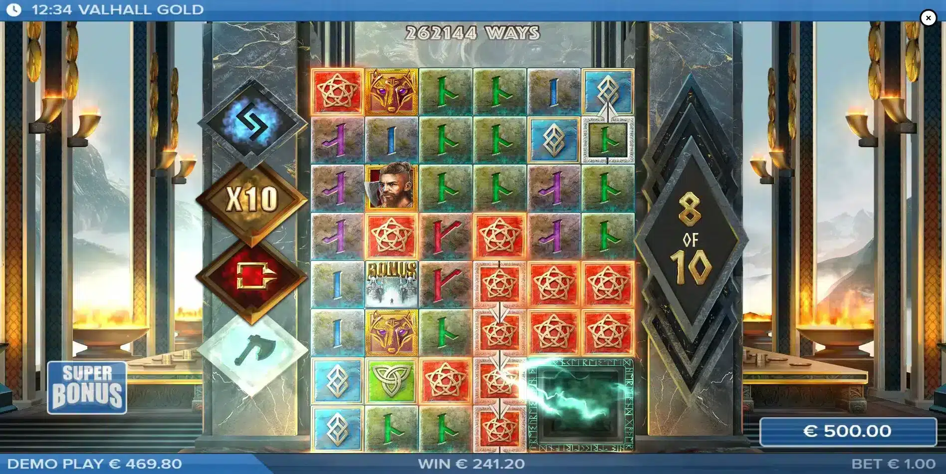 Valhall Gold Super Free Spins