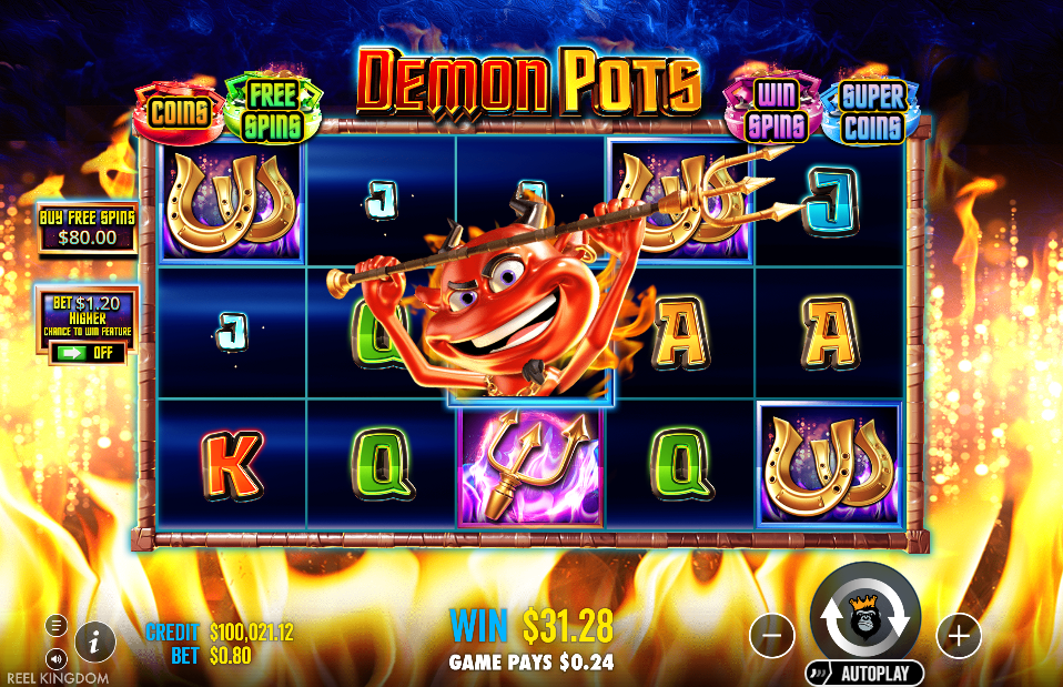 Demon Pots Big Win