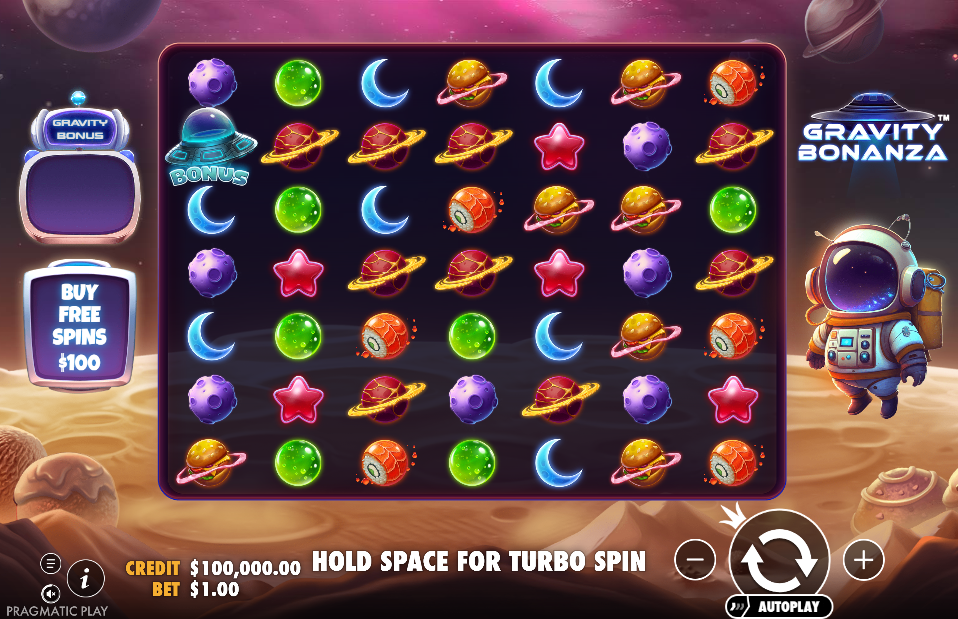 Gravity Bonanza Base Game