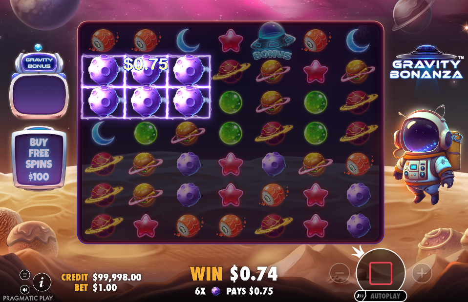 Gravity Bonanza Big Win