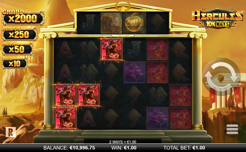 Hercules 10K Ways Big Win