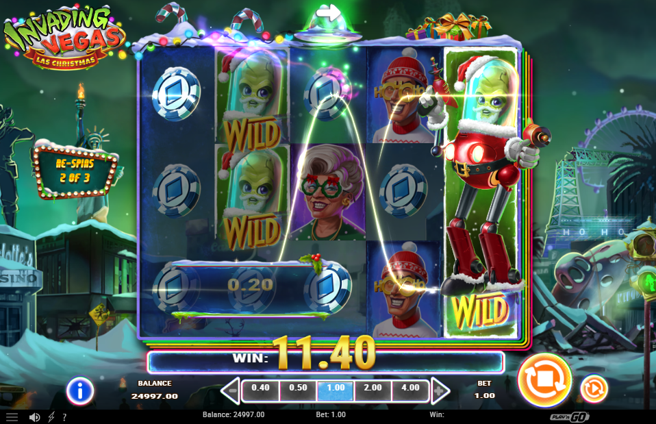 Invading Vegas Las Christmas Big Win