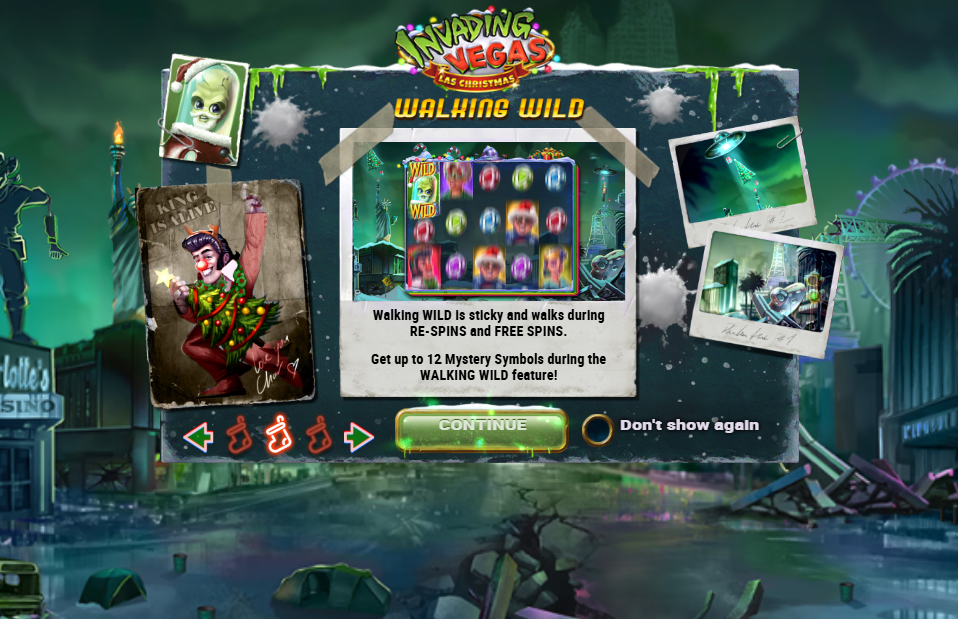 Invading Vegas Las Christmas Welcome Page