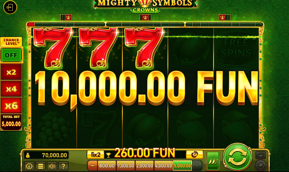 Mighty Symbols: Crowns Big Win