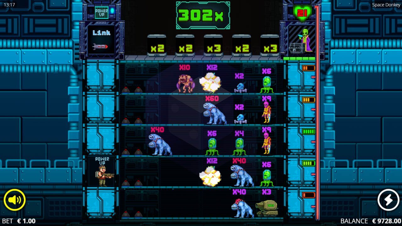 Space Donkey Slot Symbols