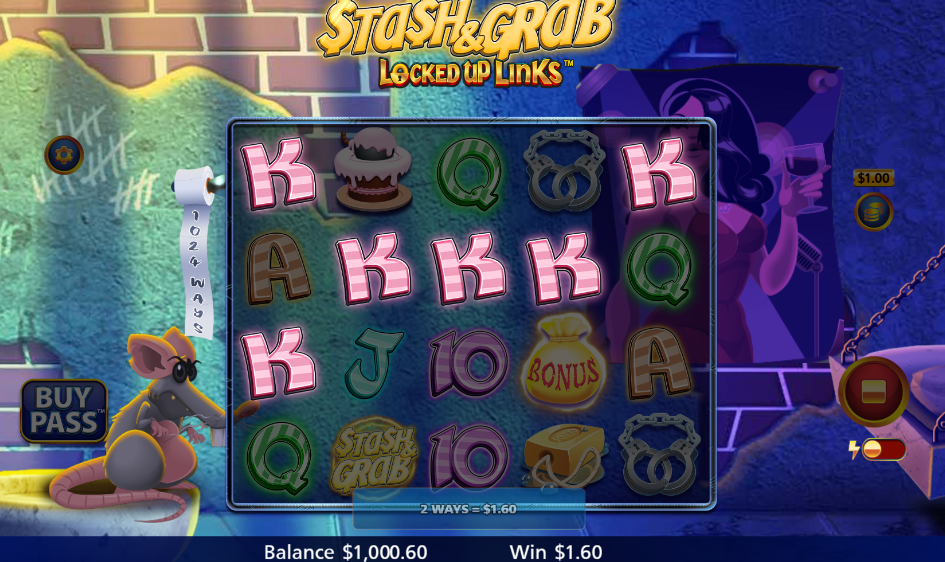 Stash and Grab Locked Up Links Big Win