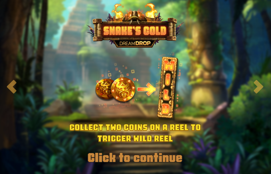 Snake's Gold Welcome Page