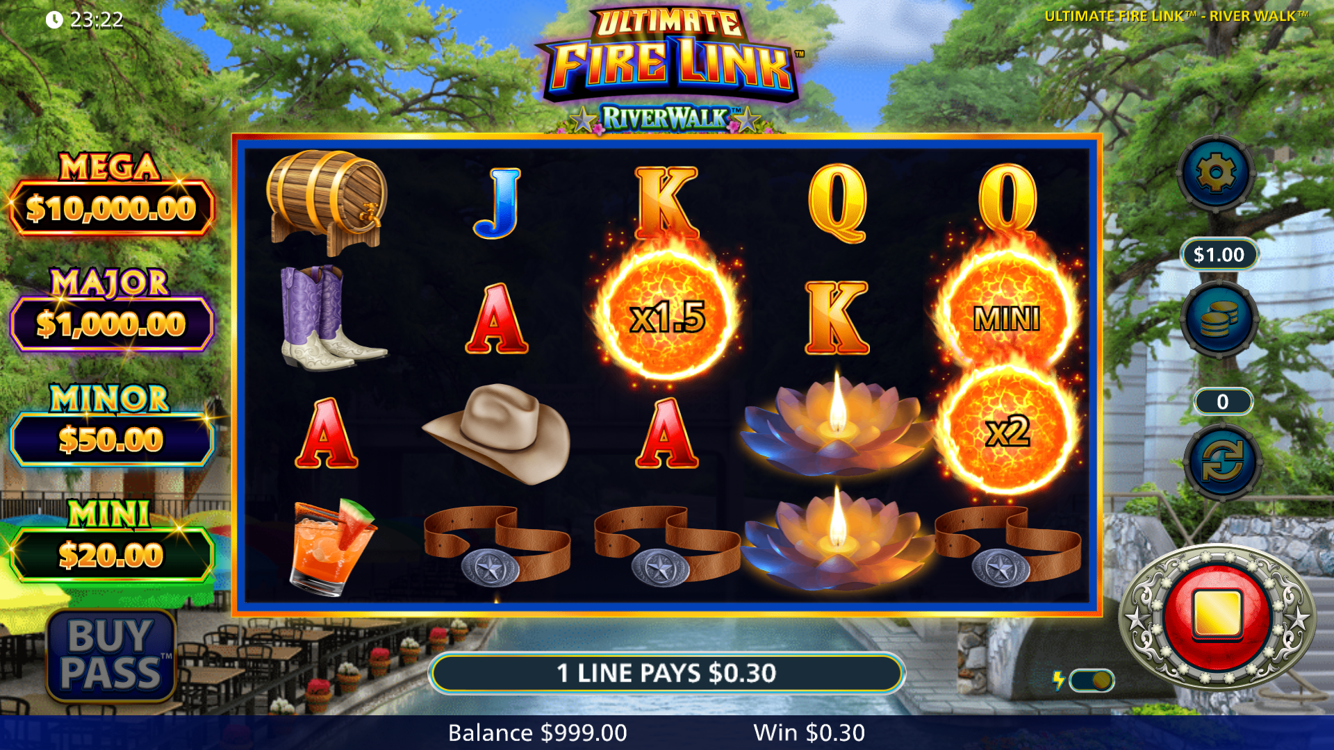 Ultimate Fire Link River Walk Big Win