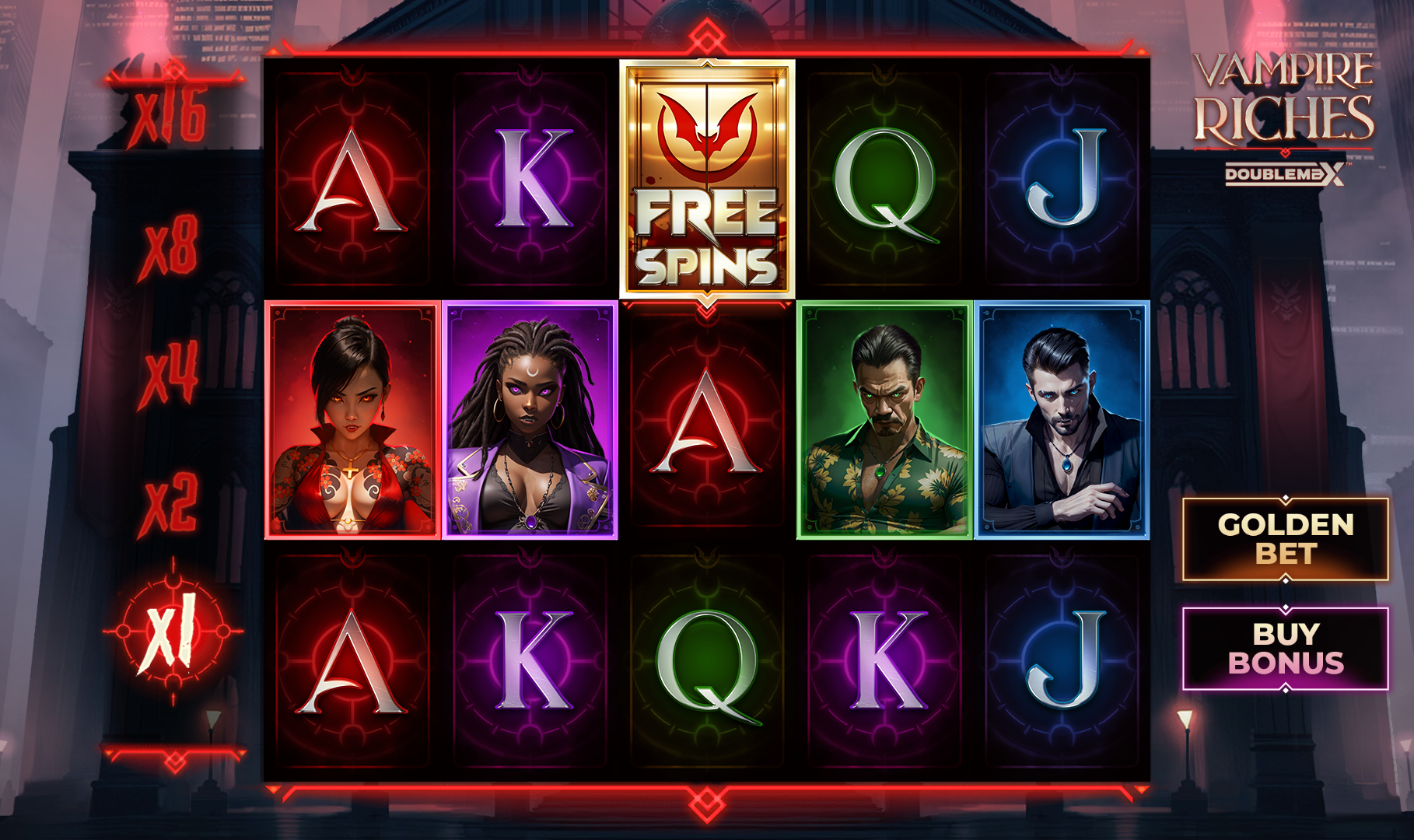 Vampire Riches Base Game