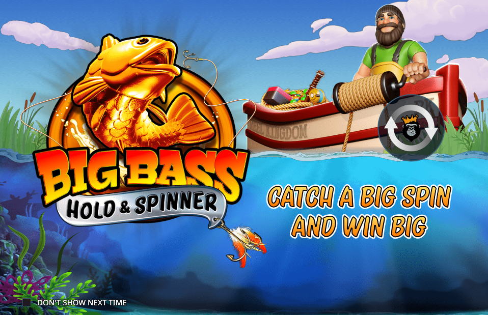 Big Bass Hold & Spinner Slot Welcome Page
