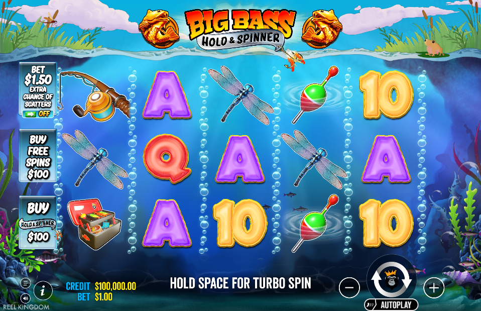 Big Bass Hold & Spinner Slot Base Game