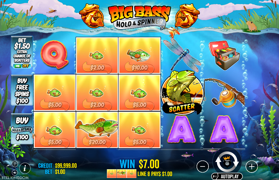 Big Bass Hold & Spinner Slot Big Win
