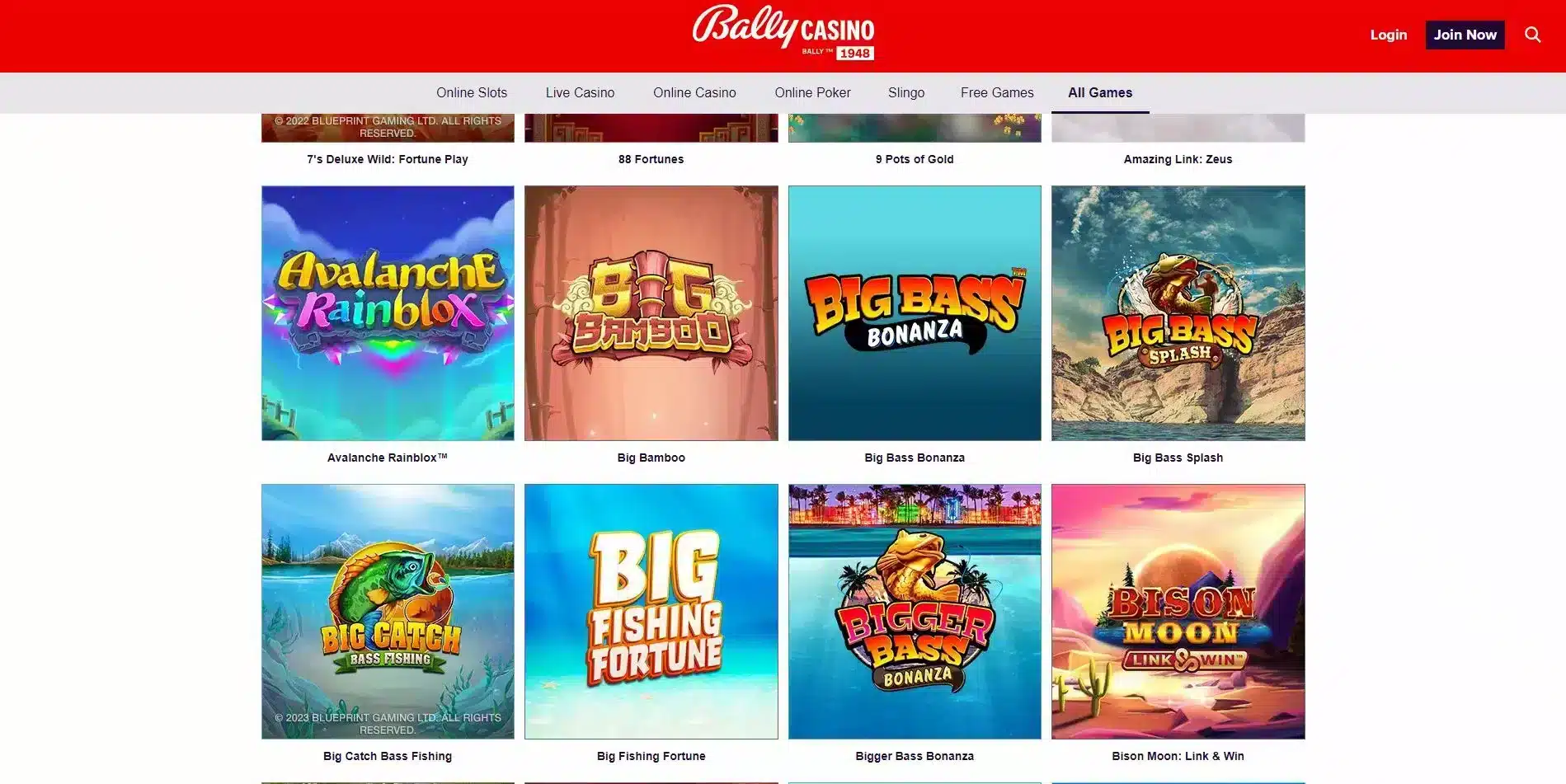 Bally Casino Slots