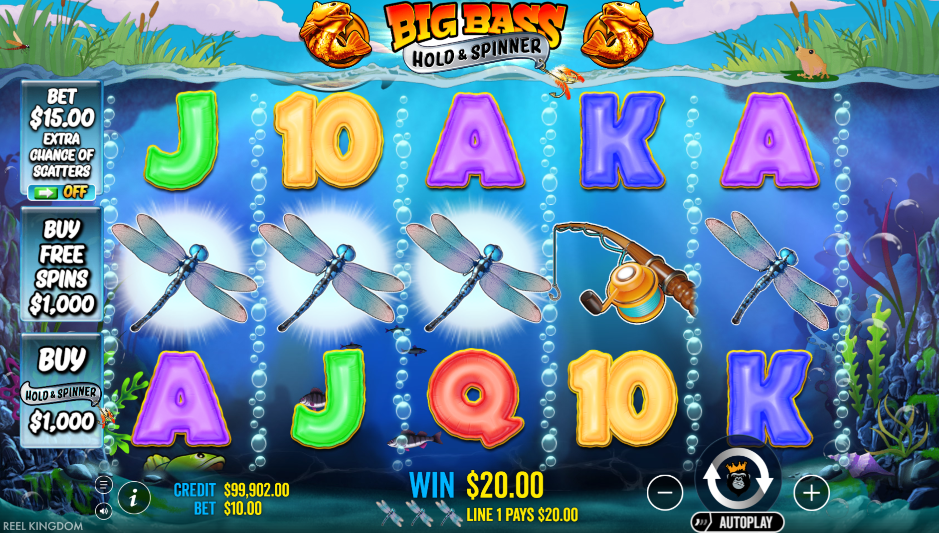 Big Bass Hold & Spinner Base Game