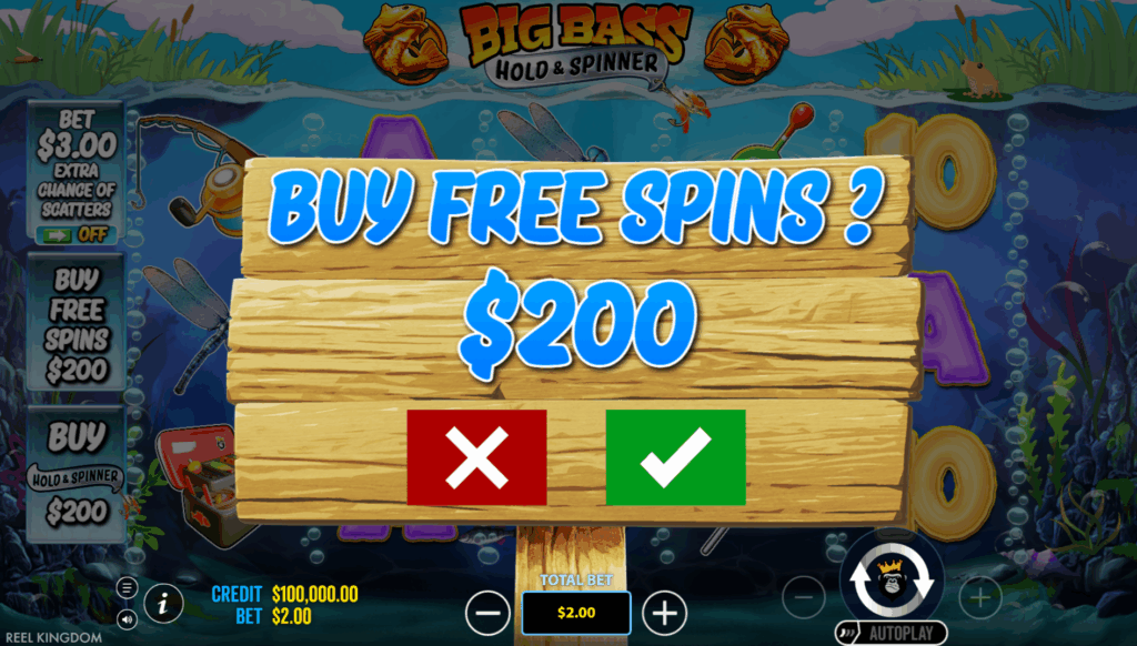 Big Bass Hold & Spinner Bonus Buy