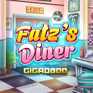 Fatz's Diner Gigablox Slot Logo