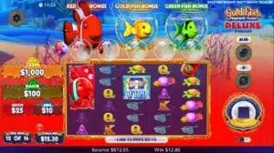 Gold Fish Feeding Time Deluxe Treasure Free Spins