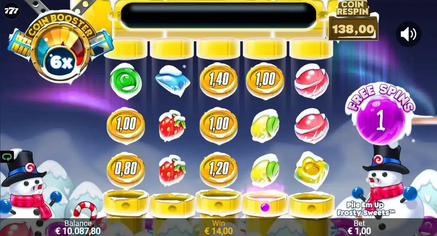 Pile 'Em Up Frosty Sweets Free Spins