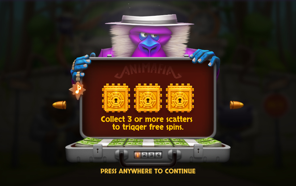 Animafia Welcome Page