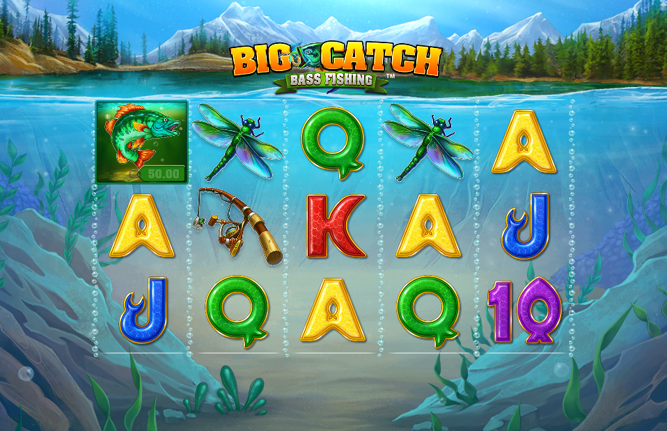 Big Catch Bass Fishing Megaways Base Game