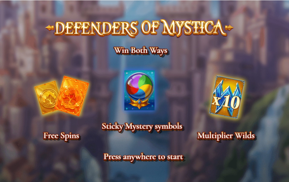 Defenders of Mystica Welcome Page