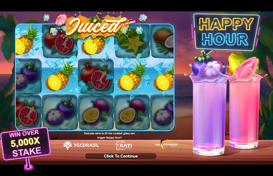 Juiced DuoMax Welcome Page