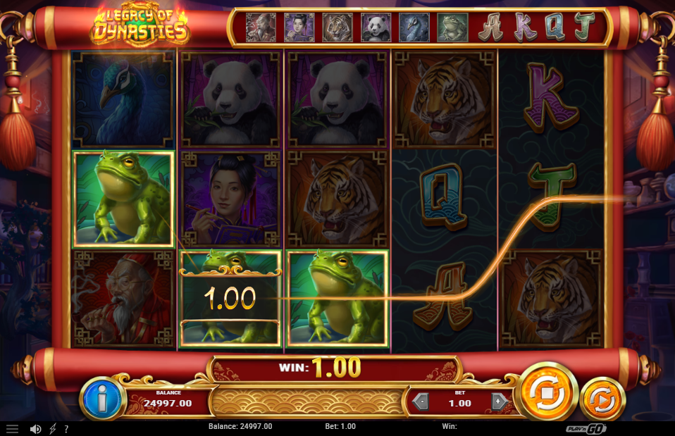 Legacy of Dynasties Big Win