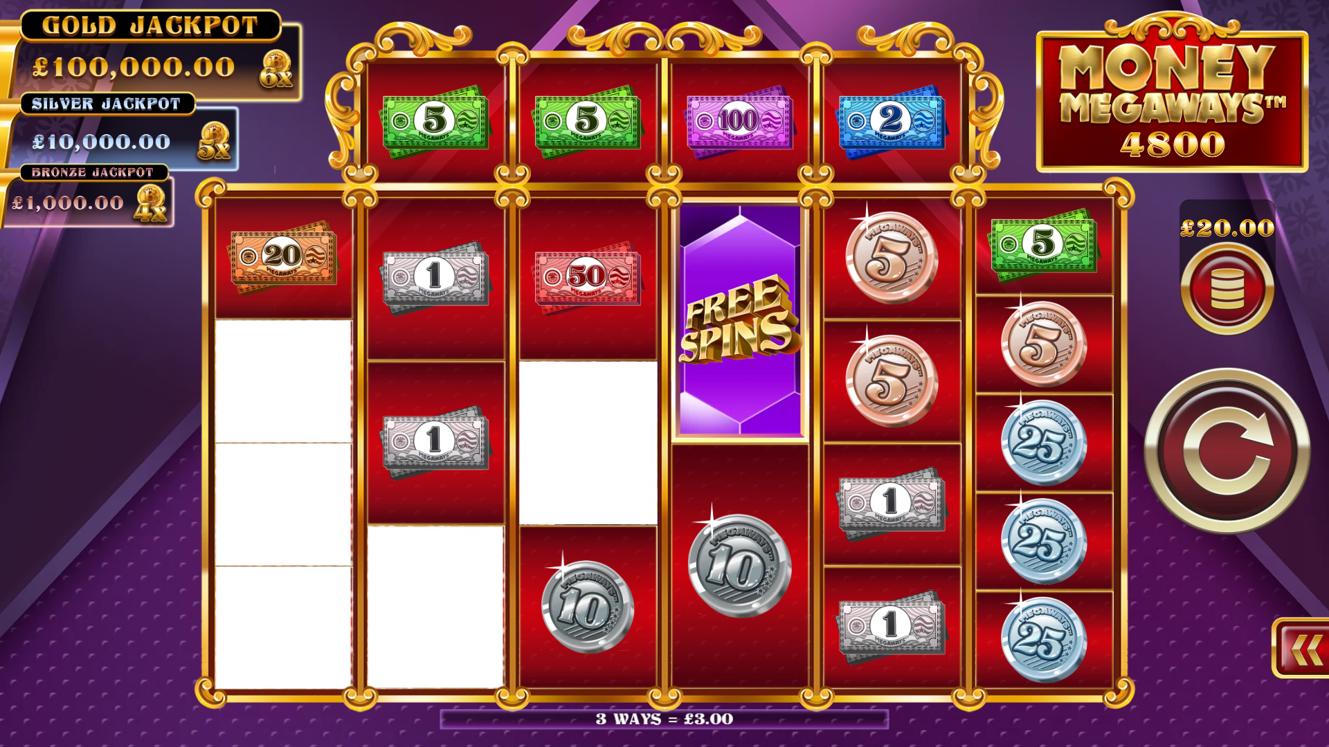 Money Stacks Megaways Free Spins