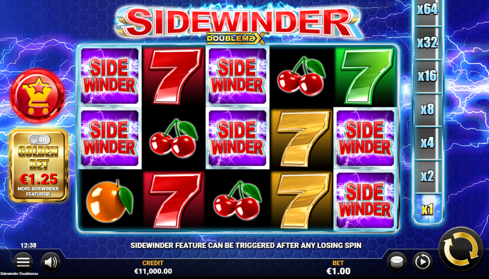 Sidewinder Doublemax Base Game