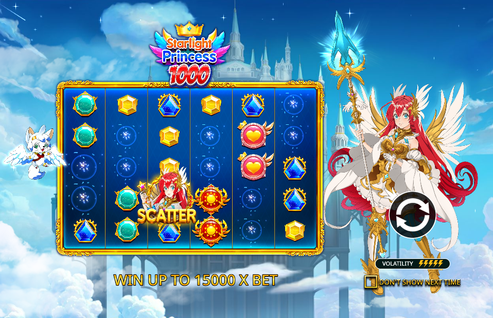 Starlight Princess 1000 Welcome Page