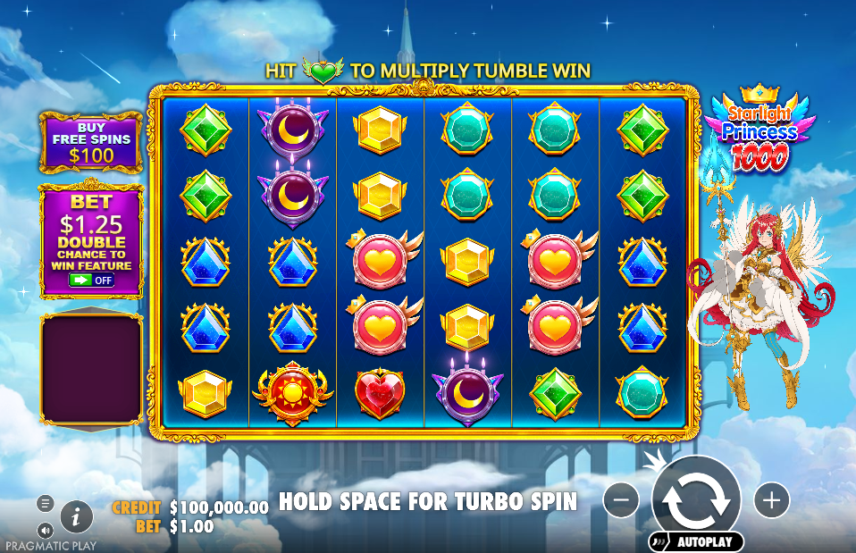 Starlight Princess 1000 Base Game