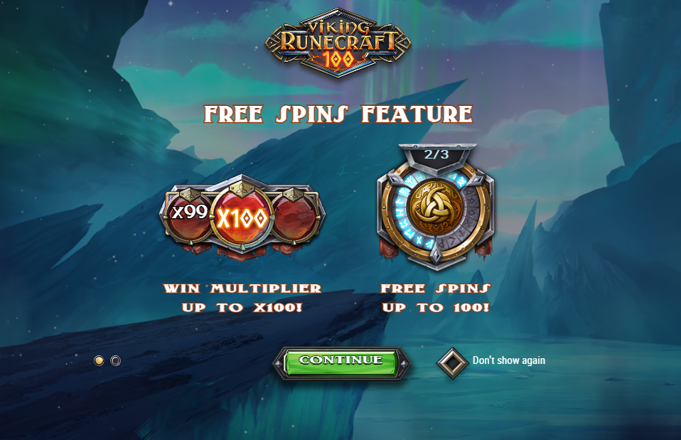 Viking Runecraft 100 Welcome Page