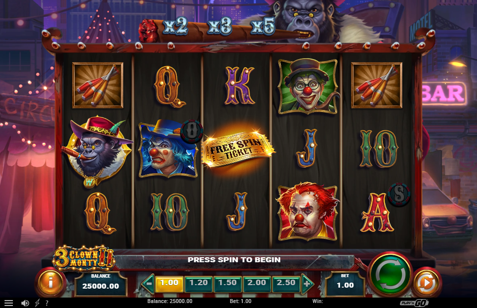 3 Clown Monty II Base Game