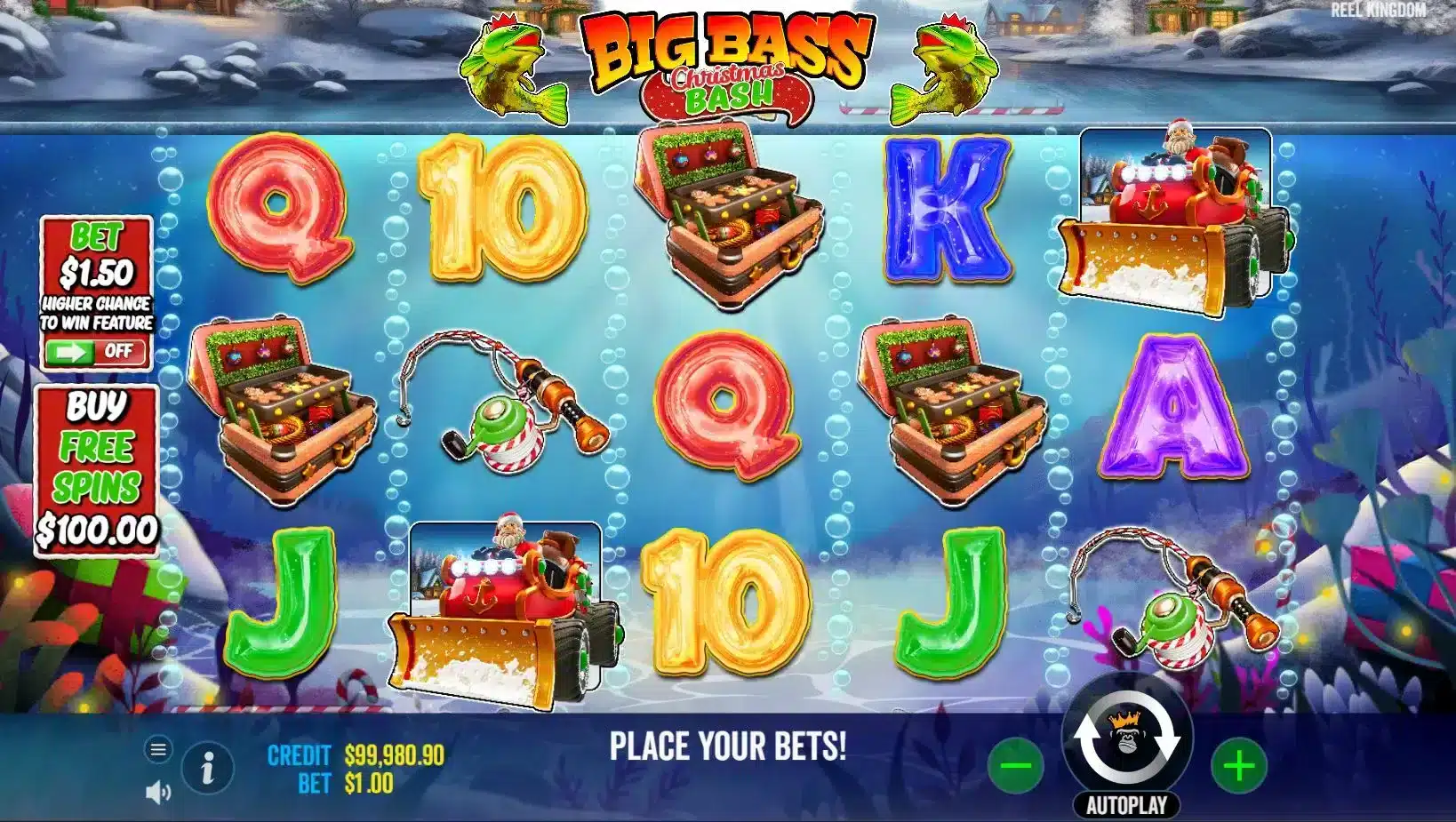 Big Bass Christmas Bash Base Game