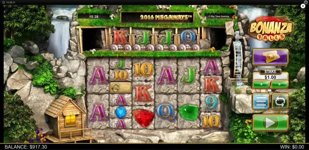 Bonanza Falls Base Game