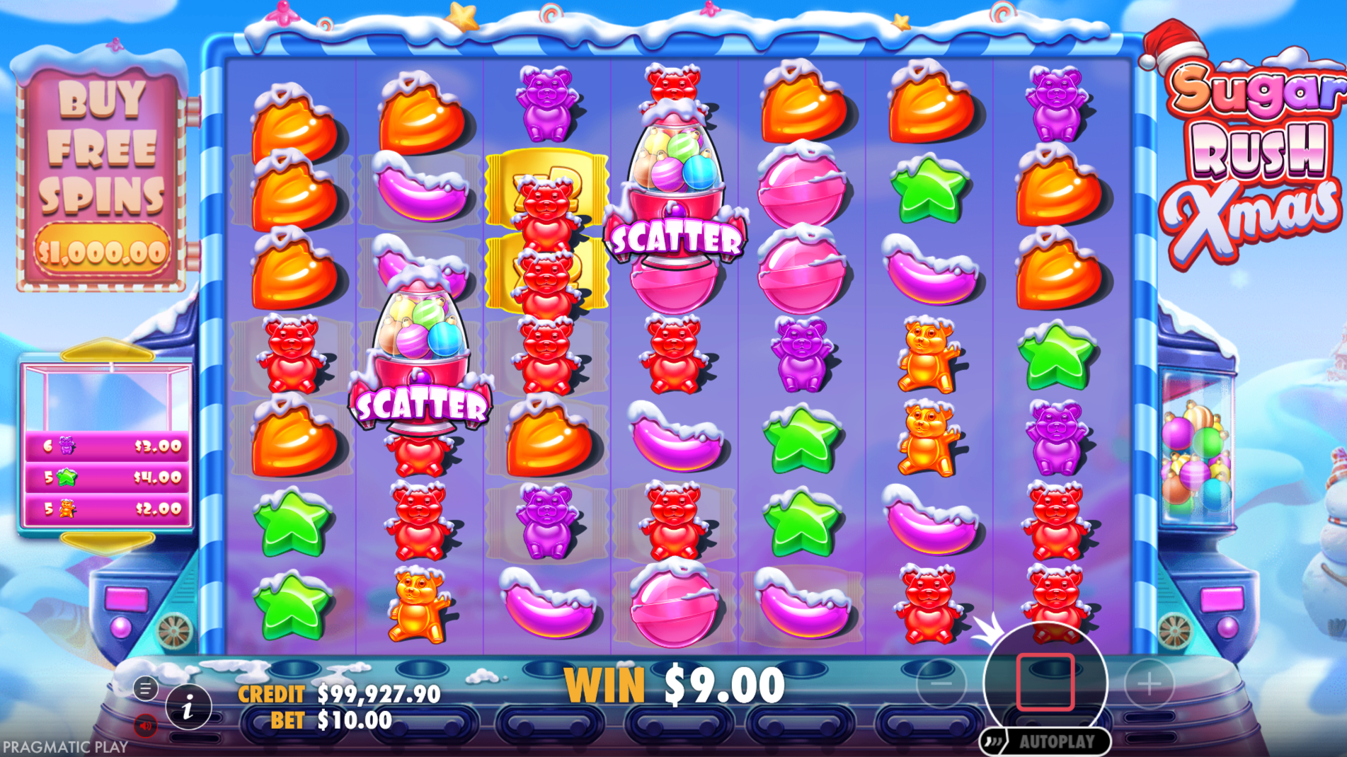 Sugar Rush Xmas Scatter Symbol