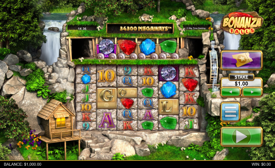 Bonanza Falls Base Game